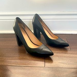 Black leather Nine West Pumps - 6.5